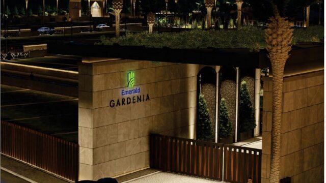 Emerald Gardenia DBR Realtors Properties night view amenities